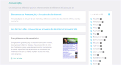 Desktop Screenshot of annuaire365.info