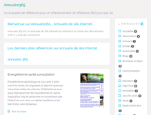 Tablet Screenshot of annuaire365.info